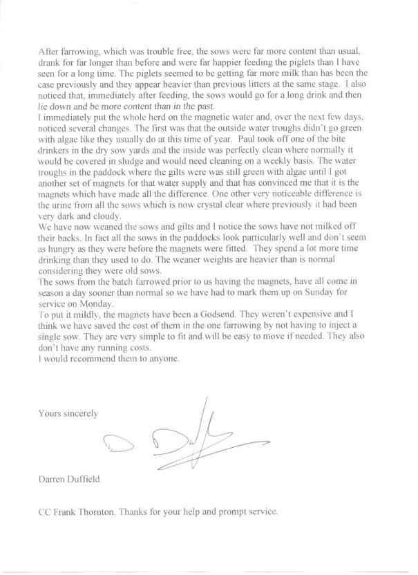 Darren Duffield letter page 2